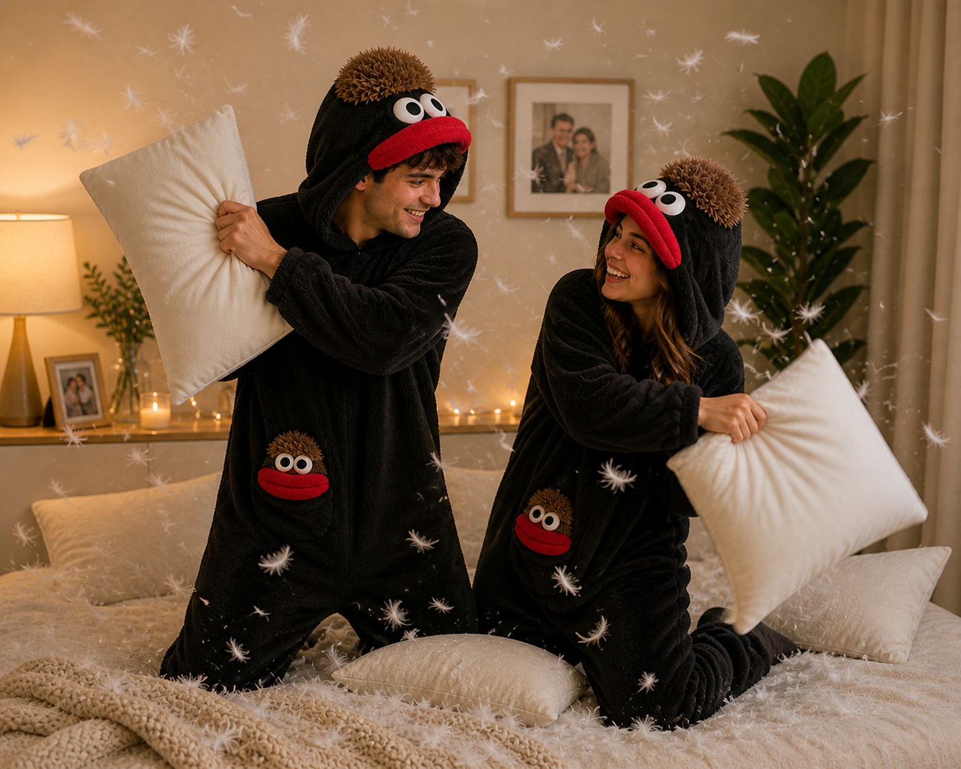 Cookies Monsters™ Fluffy Matching Pajamas